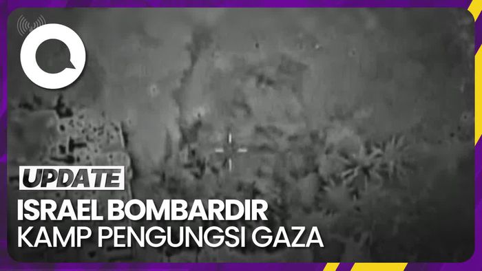 Sadis! Israel Kembali Bombardir Kamp Pengungsi Gaza di Jabalia