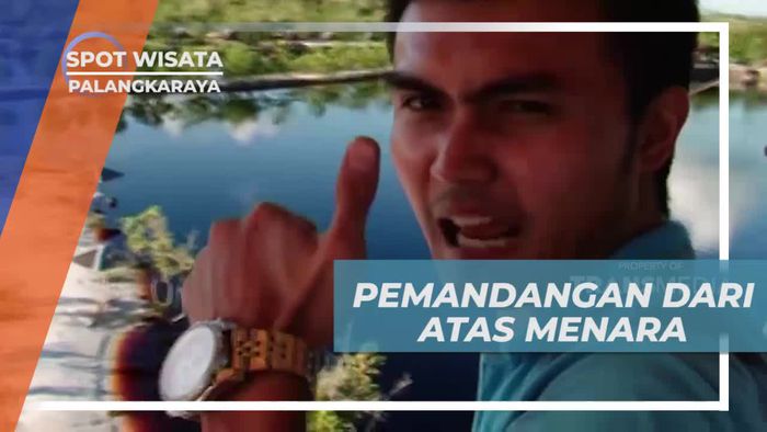 Menikmati Keindahan Panorama Kota Palangkaraya Dari Atas Menara