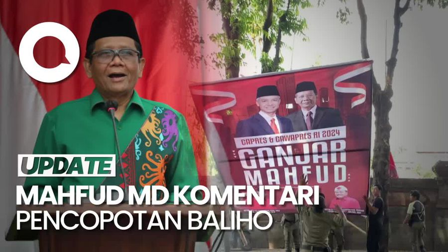 Baliho Wajahnya Dicopot di Bali, Mahfud Md Tak Ambil Pusing