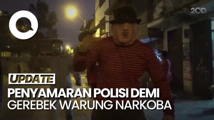 Nyamar di Perayaan Halloween, Polisi di Peru Gerebek Warung Narkoba