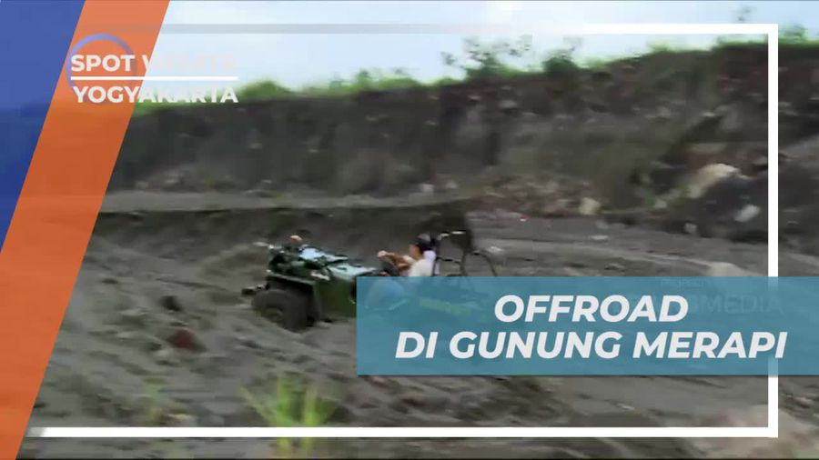 Offroad Seru Menaklukkan Lintasan di Kaki Gunung Merapi Yogyakarta