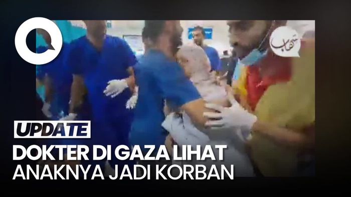 Pilu Dokter di Gaza Histeris Melihat Putrinya Jadi Korban Serangan Israel