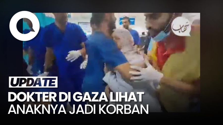 Pilu Dokter di Gaza Histeris Melihat Putrinya Jadi Korban Serangan Israel