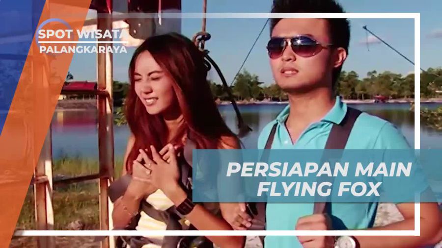 Memanjat Menara, Persiapan Bermain Flying Fox Palangkaraya