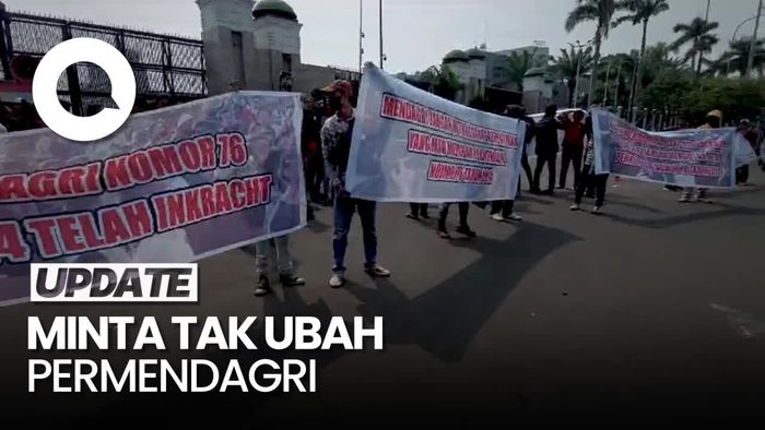 Warga Muratara Sumsel Demo di DPR, Minta Permendagri Tak Diubah