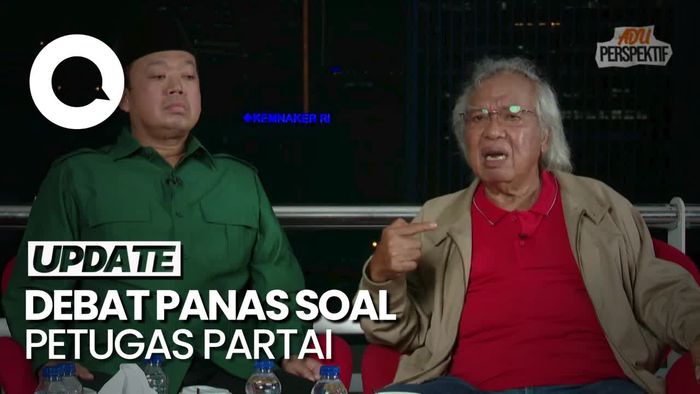 Momen Debat Panas Panda Nababan-Nusron Wahid soal Petugas Partai
