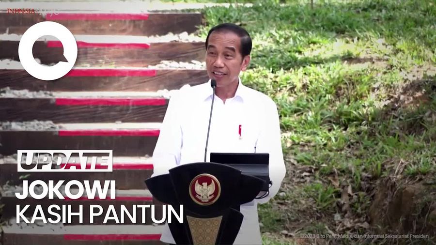 Pantun Jokowi di IKN Pinjam Dulu Seratus