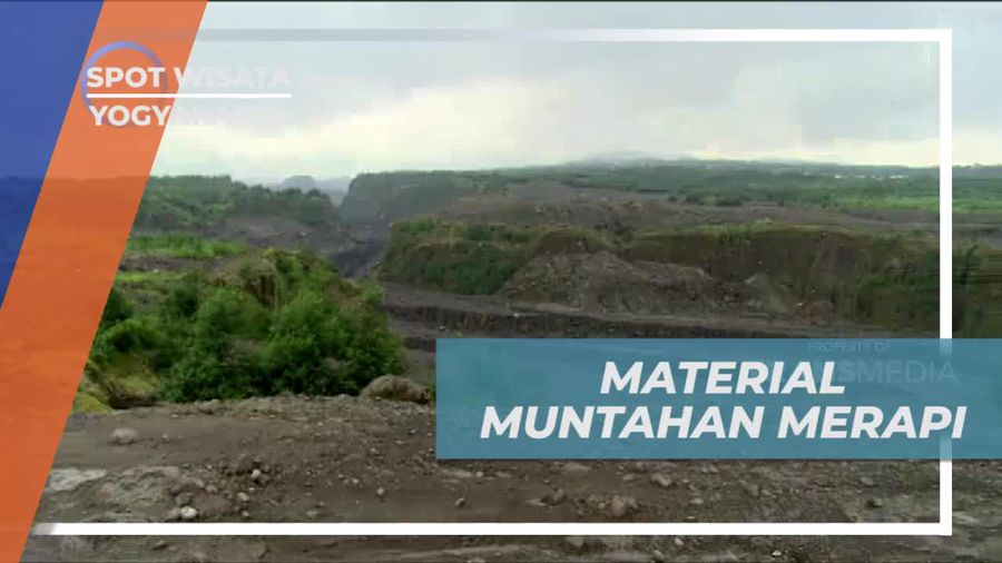 Melihat Sisa-sisa Material Muntahan Gunung Merapi di Kaliurang Yogyakarta
