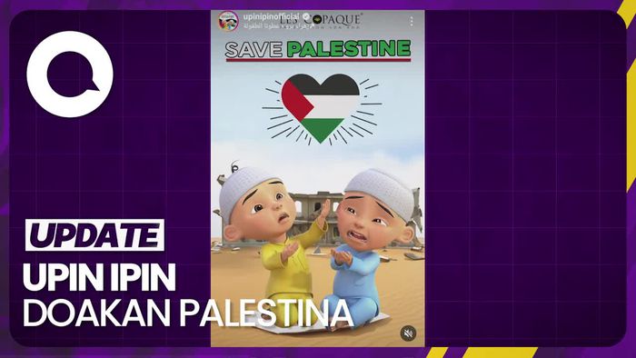 Upin Ipin Doakan Keselamatan Sahabat di Palestina