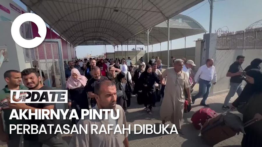 Rafah Akhirnya Dibuka, WNA-Korban Luka Dievakuasi dari Gaza