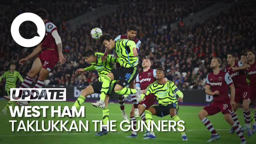 Arsenal Tersingkir dari Carabao Cup Setelah Dikalahkan West Ham 1-3