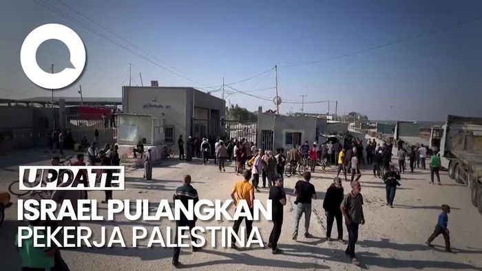 Ribuan Pekerja Palestina Dipulangkan ke Gaza Imbas Perang Hamas-Israel