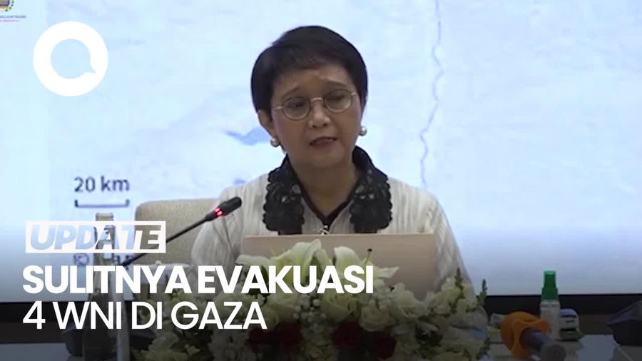 Cerita Menlu Sulitnya Evakuasi 4 WNI dari Gaza