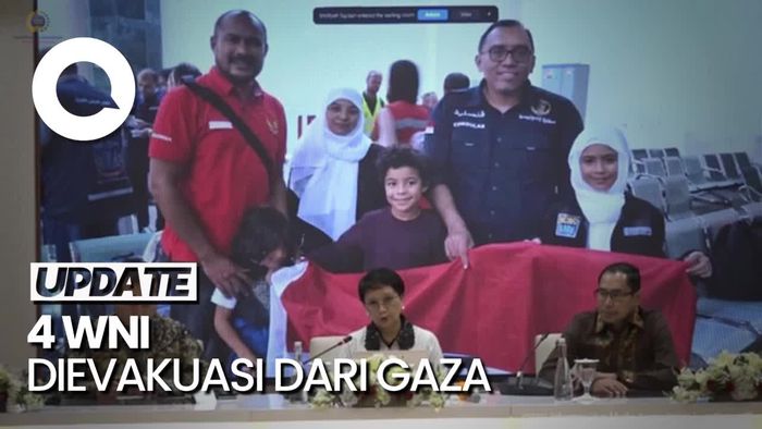 Menlu: 4 WNI Berhasil Dievakuasi dari Gaza, Sudah Tiba di Kairo Mesir
