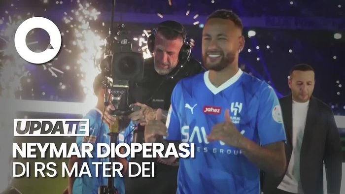 Operasi Lutut Sukses, Neymar Boleh Pulang Sabtu Besok