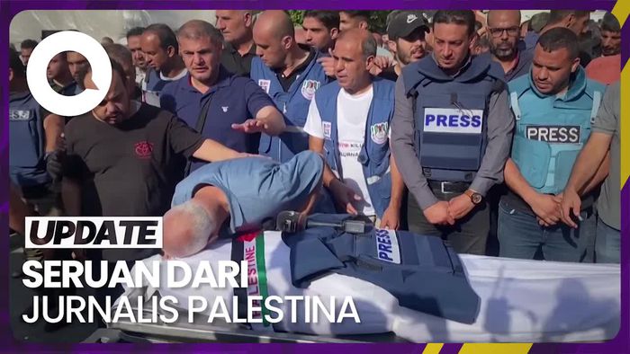 Teriakan Para Jurnalis Palestina yang Bertugas di Gaza
