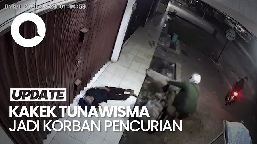 Heboh Pencurian Kursi Roda Kakek Tunawisma di Bekasi, Polisi Turun Tangan