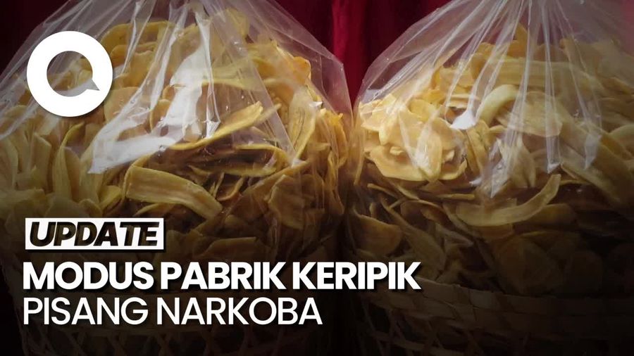 Polisi Bongkar Modus Pabrik Keripik Pisang Narkoba-Happy Water di Bantul