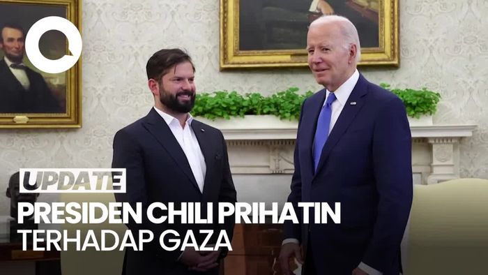 Presiden Chili Bertemu Joe Biden: Yang Terjadi di Gaza Tak Bisa Diterima