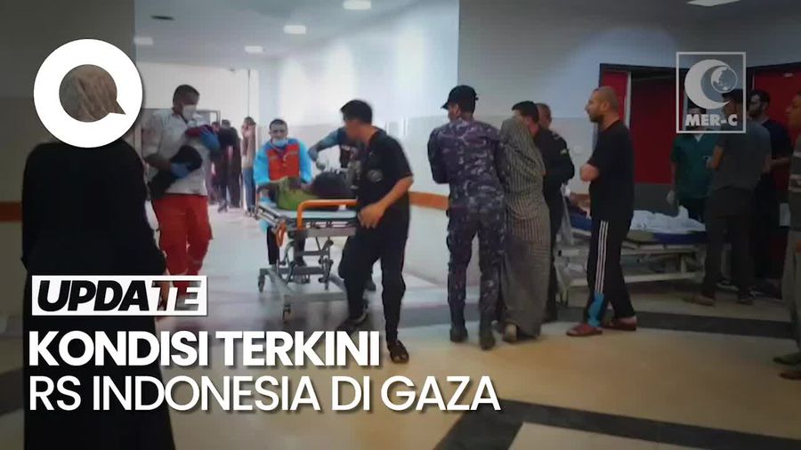 RS Indonesia di Gaza Kian Genting: Listrik Padam-Obat Menipis