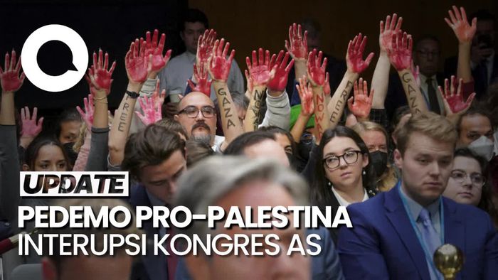 Ribut-ribut di Kongres AS: Pedemo Interupsi Rapat-Tolak AS Danai Israel