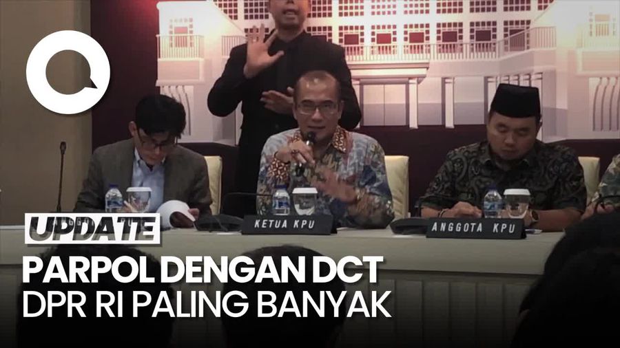 11 Parpol Penuhi Kuota DCT 580 Kursi DPR RI, Ini Daftarnya...