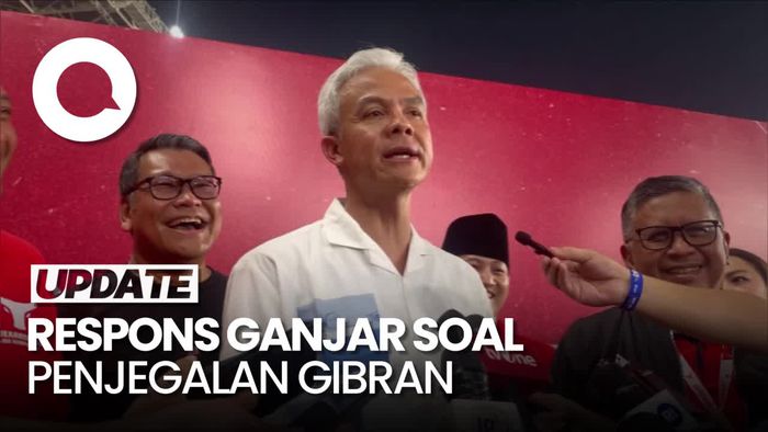 Jawaban Ganjar Saat Ditanya Isu Penjegalan Gibran