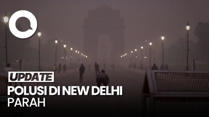 Polusi di New Delhi Kategori Parah, Masalah Kesehatan Meningkat