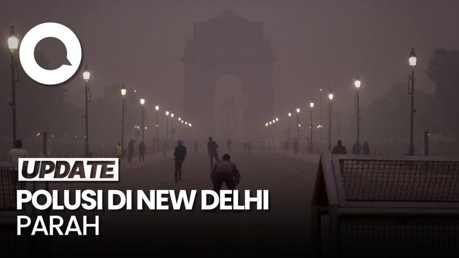 Polusi di New Delhi Kategori Parah, Masalah Kesehatan Meningkat