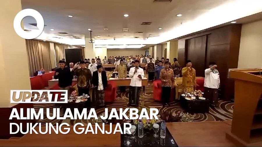 Alim Ulama Jakarta Barat Deklarasi Dukung Ganjar-Mahfud di Pilpres 2024