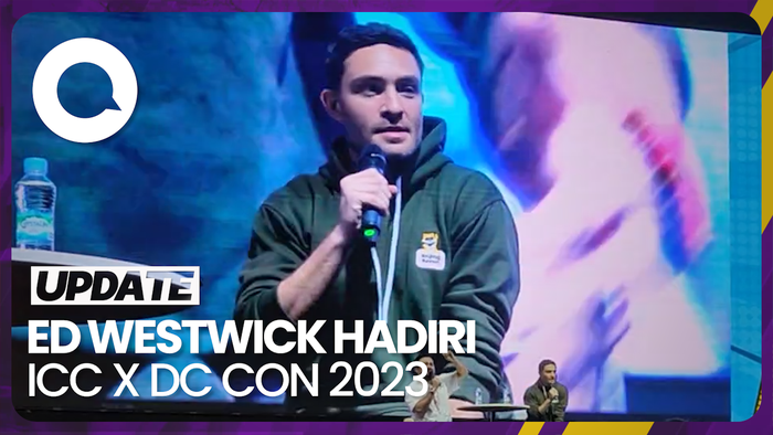 Ed Westwick Sapa Penggemar di ICC x DC Con 2023 Day 1