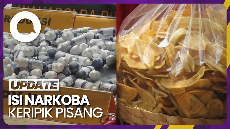 Ini Isi Kandungan Narkoba Keripik Pisang dan Happy Water