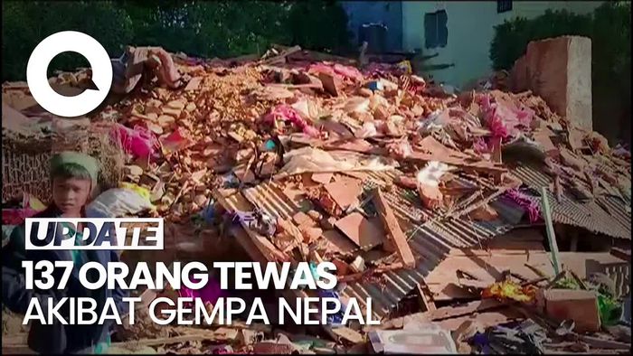 Jumlah Korban Tewas Gempa Nepal Tambah Jadi 137 Orang
