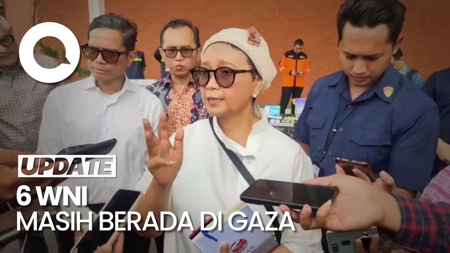 Menlu Sebut Masih Ada 6 WNI di Gaza, 3 di Antaranya Pilih Tetap Tinggal