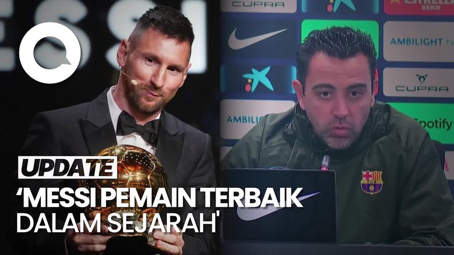 Xavi Sebut Messi Pantas Raih Ballon dOr 2023: No Debate!