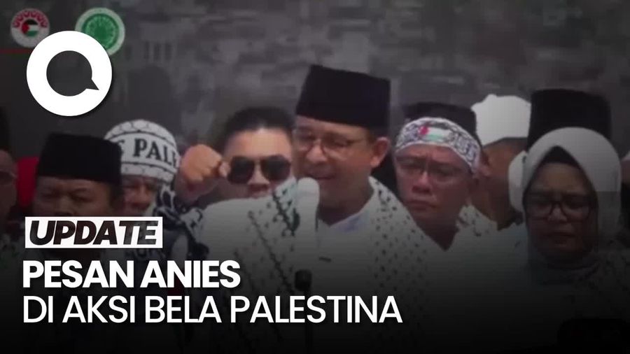 Ikut Aksi Bela Palestina, Anies Serukan Blokade Diplomasi ke Israel