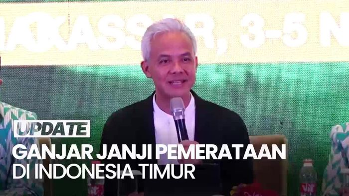 Janji Ganjar soal Pemerataan Kualitas-Kuantitas di Indonesia Timur