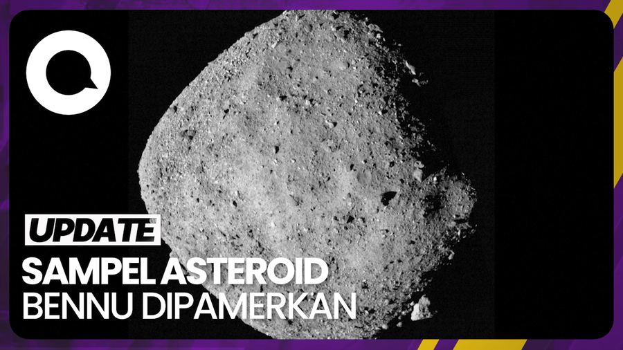 Sampel Asteroid Bennu Dipamerkan di Museum Washington