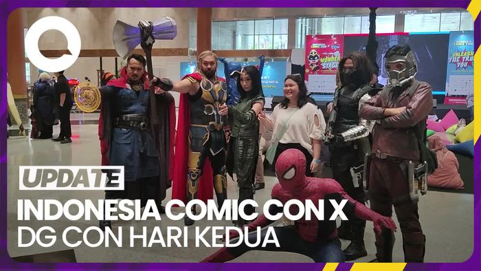 Antusiasme Pengunjung di Indonesia Comic Con x DG Con Day 2 
