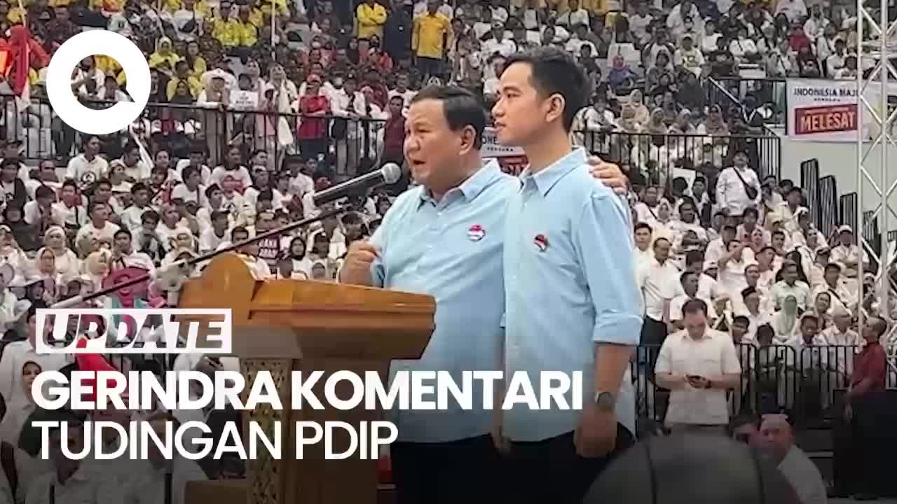 PDIP Sebut Prabowo-Gibran Cerminan Orde Baru, Ini Balasan Gerindra