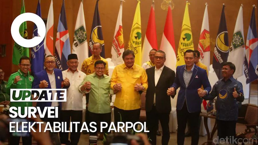 Elektabilitas Parpol Versi Charta: PDIP Teratas Disusul Gerindra dan Golkar