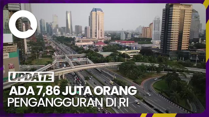 BPS Catat Jumlah Pengangguran RI Turun Jadi 7,86 Juta Orang