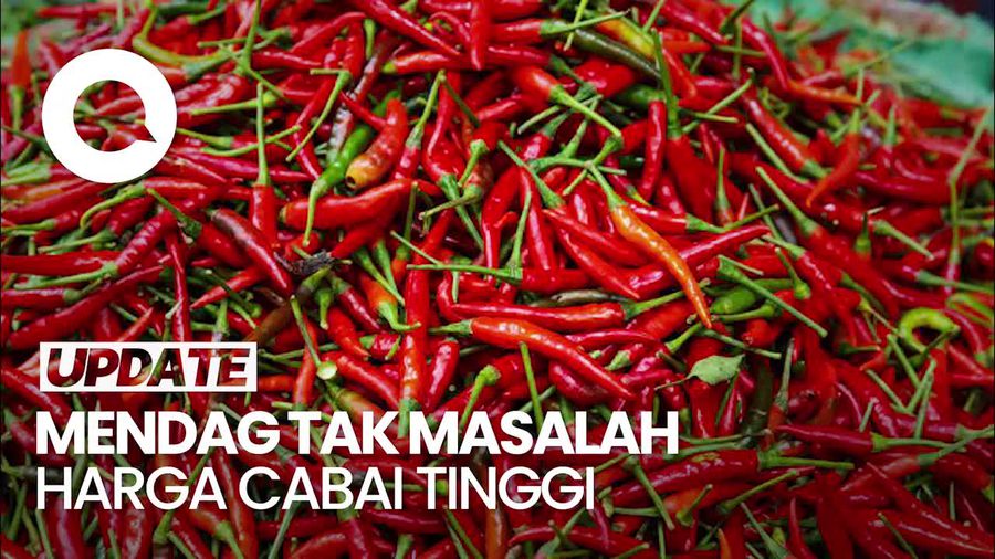 Cabai Tembus Rp 100 Ribu/Kg, Zulhas : Nggak Apa-apa Mahal Sekali-Kali