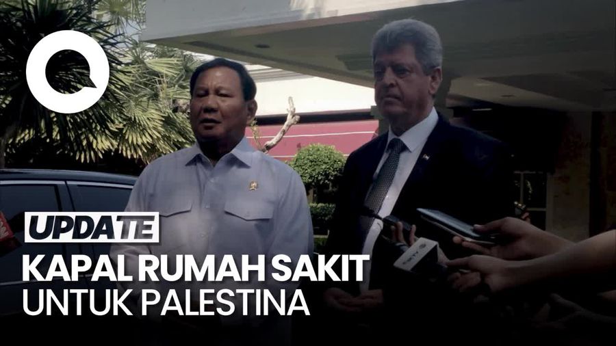 Menhan Prabowo Sebut RI Akan Kirim Kapal Rumah Sakit ke Palestina