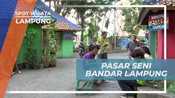 Melihat Komunitas Anak Muda dan Para Seniman di Pasar Seni Bandar Lampung