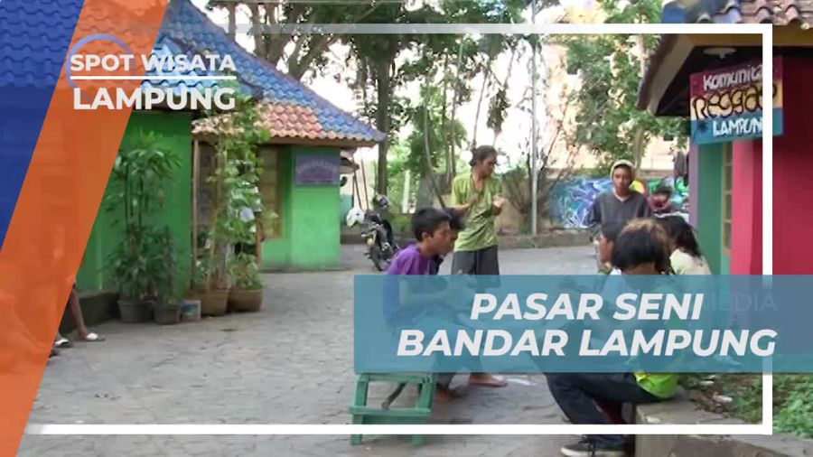 Melihat Komunitas Anak Muda dan Para Seniman di Pasar Seni Bandar Lampung