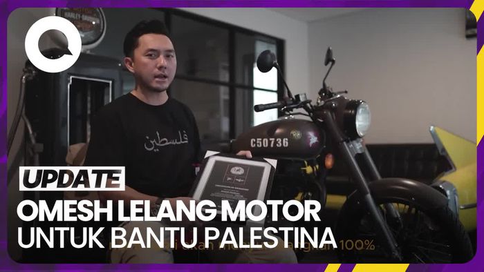 Rencana Ananda Omesh Lelang Motor Royal Enfield untuk Palestina