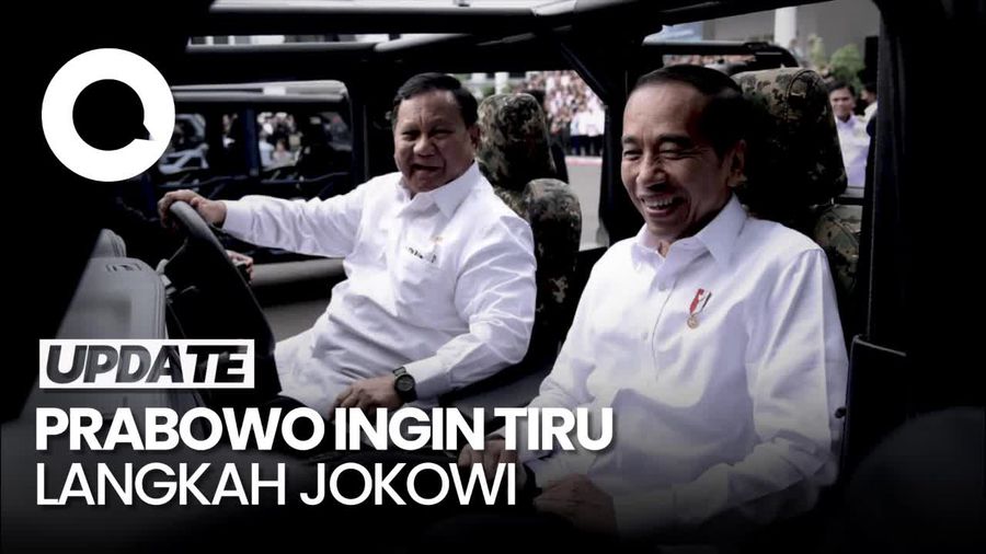 Prabowo di Depan Jokowi: Jika Dapat Mandat, Saya Mau Tiru Langkah Bapak