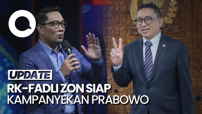 Ada RK-Fadli Zon di Susunan Dewan Pembina TKN Prabowo-Gibran