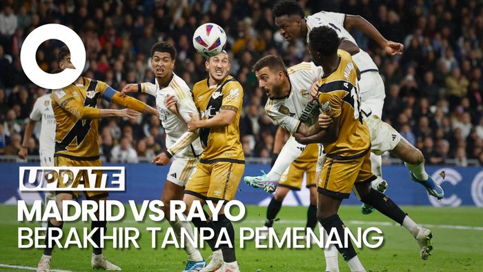 Madrid Ditahan Imbang Rayo Vallecano